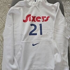 Joel Embiid Philadelphia 76ers Nike City Edition Hoodie